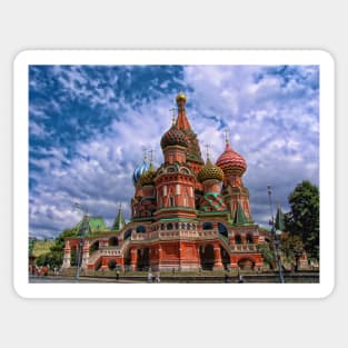 Cathedral of Basil the Blessed, Moscow, Russia Sticker